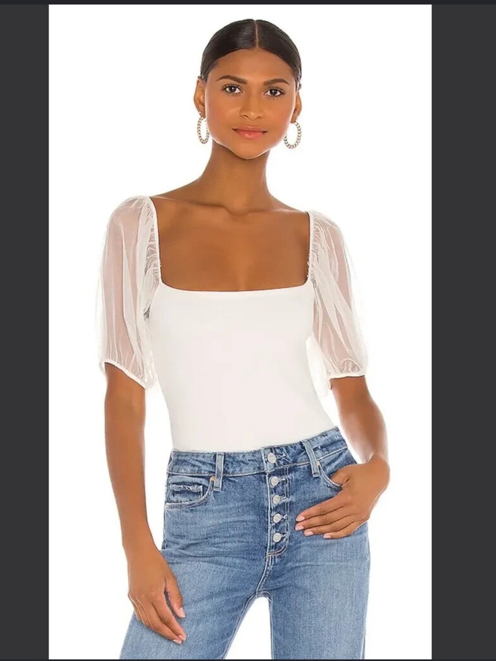 *NWT* Free People Intimately puff sleeve cami top XS Extra Small